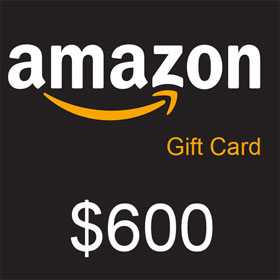 Amazon Gift Card 600 dollar