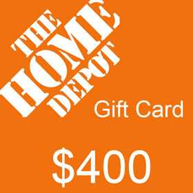 Home Depot Gift Card 400 dollar